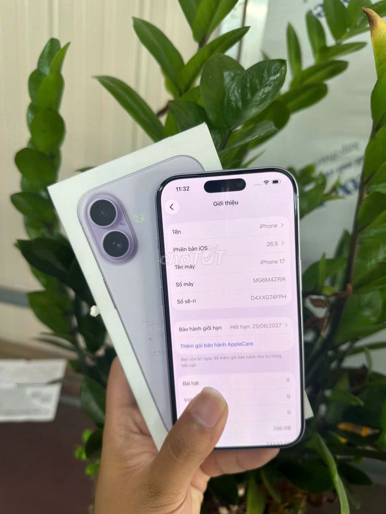 Apple iPhone 17 256GB Tím Đã sử dụng. Mua bán Điện thoại tại Thành phố Bắc Ninh Bắc Ninh được đăng bởi Vương hình 1