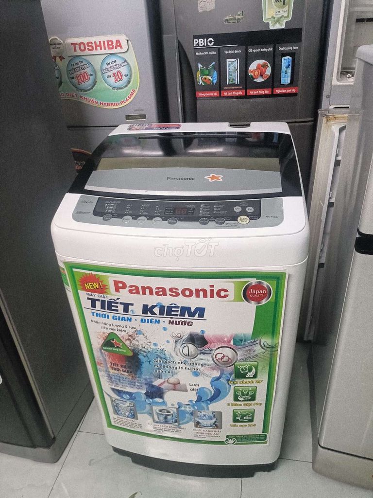 Máy giặt Panasonic 9kg giặt vắt êm . Mua bán Máy giặt tại Quận 7 Tp Hồ Chí Minh được đăng bởi Điện lạnh giá tốt HL hình 1