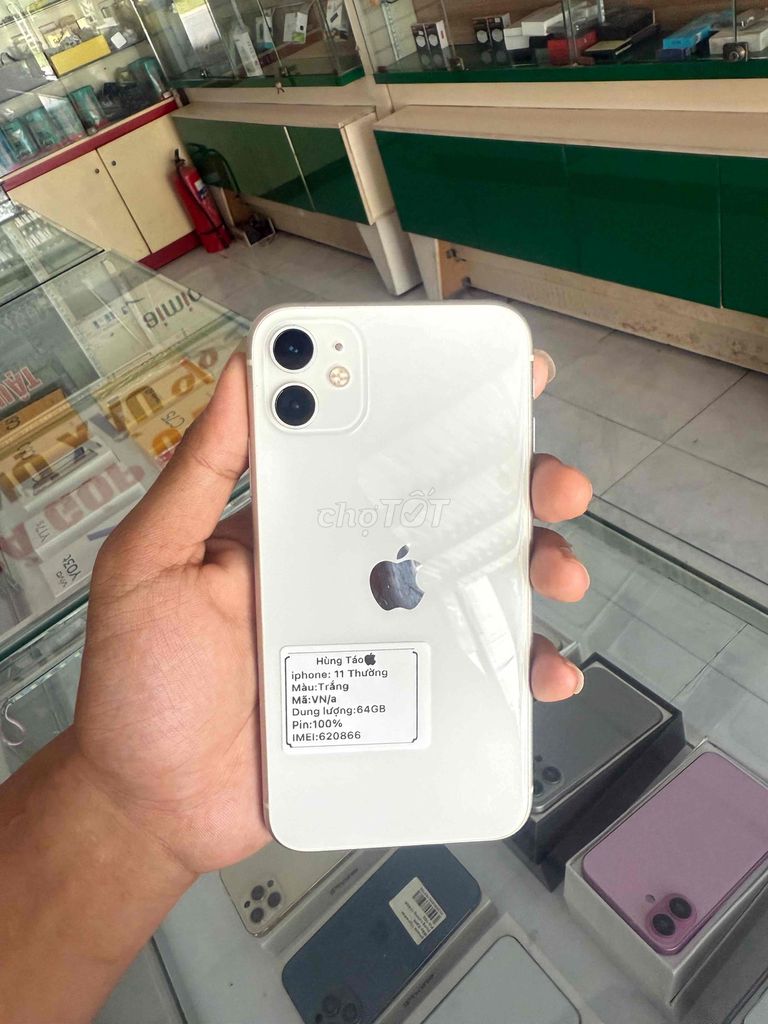 Apple iPhone 11 64GB Trắng. Mua bán Điện thoại tại Thị xã Tân Uyên Bình Dương được đăng bởi Hùng trần hình 1