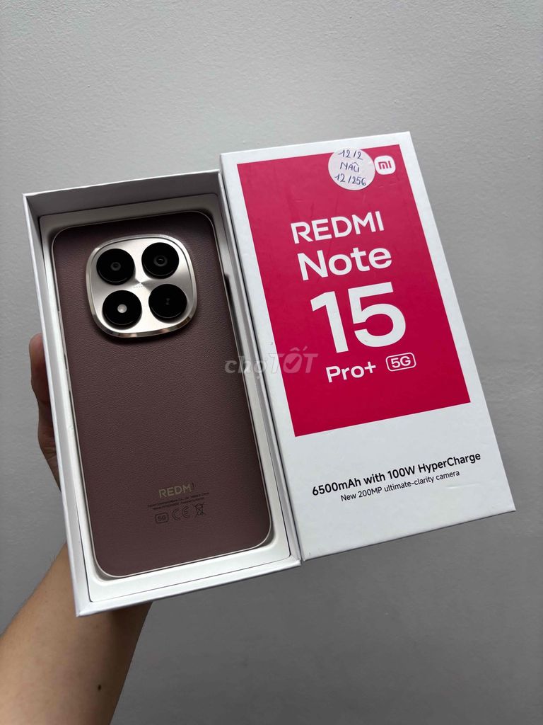 Xiaomi Redmi Note 15 Pro+ 5G 256GB Nâu. Mua bán Điện thoại tại Quận 10 Tp Hồ Chí Minh được đăng bởi Ngô Thanh Phú hình 1