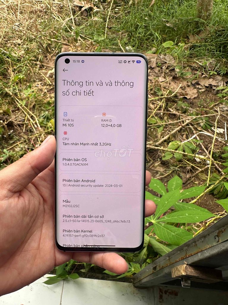 Xiaomi Mi 10S 12GB/256GB có giao lưu. Mua bán Điện thoại tại Huyện Phong Điền Cần Thơ được đăng bởi Tuấn hình 1