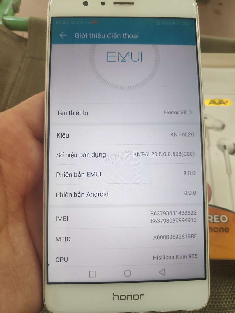 Honor V8 4GB Bạc Đã qua sử dụng. Mua bán Điện thoại tại Huyện Yên Phong Bắc Ninh được đăng bởi Huynh hình 1