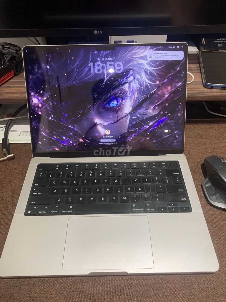 Apple MacBook Pro M1 14 inch 16GB/512GB Bạc. Mua bán Laptop tại Quận Tây Hồ Hà Nội được đăng bởi Cao Trường An hình 1