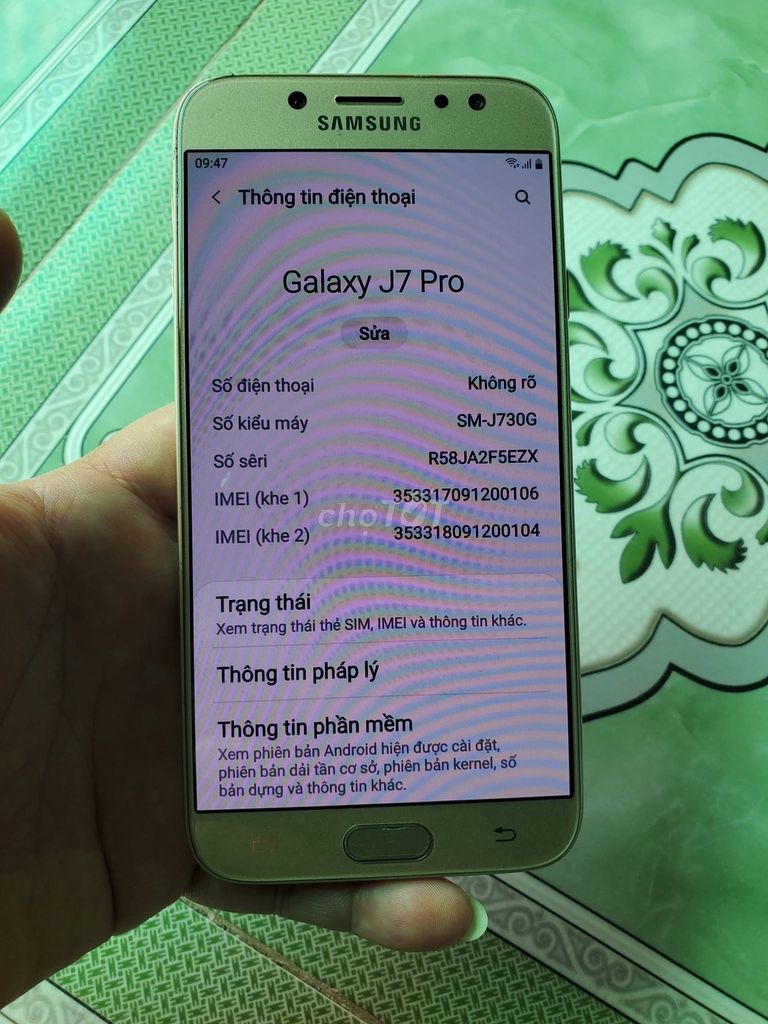 Samsung Galaxy J7 Pro 3GB/32GB Vàng. Mua bán Điện thoại tại Thành phố Long Khánh Đồng Nai được đăng bởi Hội Đồ Điện Tử hình 1