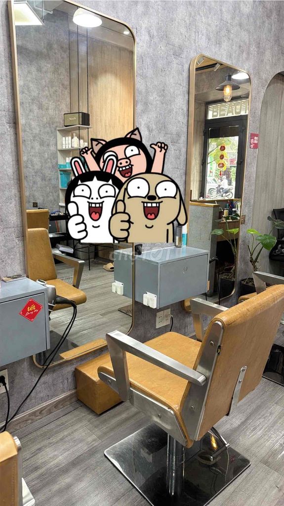 Bộ gương ghế và tủ cắt tóc. Mua bán Nội thất, đồ gia dụng khác tại Quận 5 Tp Hồ Chí Minh được đăng bởi Kim Dung hình 1