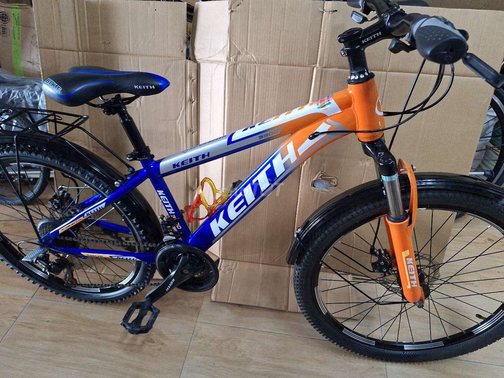 Xe đạp địa hình KEITH Cam, Xanh, Bạc. Mua bán Xe đạp tại Quận Ninh Kiều Cần Thơ được đăng bởi mi ca hình 4