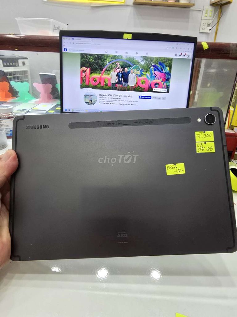 Samsung Tab S9 256GB Xám Đã dùng. Mua bán Máy tính bảng tại Thành phố Long Xuyên An Giang được đăng bởi Facebook Cầm Đồ Thúy Vân hình 1