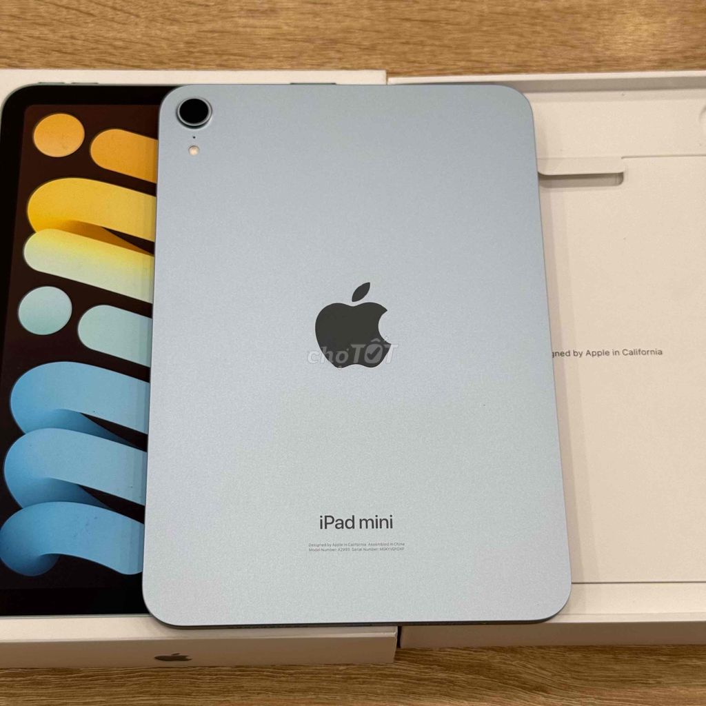 IPAD MINI 7 128GB WIFI, Fullbox VN - Sạc 2 Lần