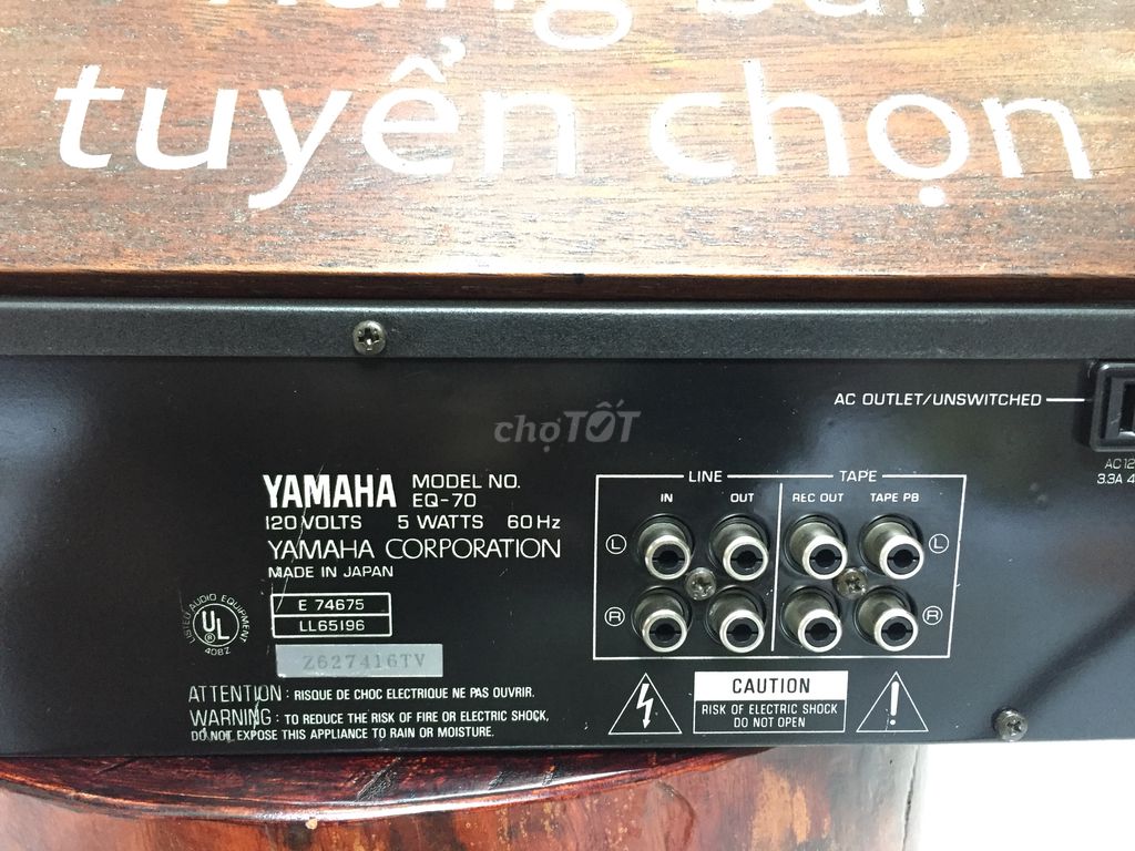 Lọc YAMAHA EQ-70 made in Japan 21 cần chỉnh có đèn