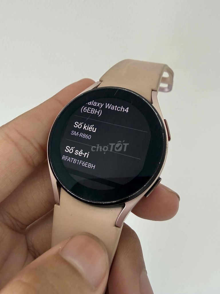 Samsung Galaxy Watch 4 40mm Hồng. Mua bán Thiết bị đeo thông minh tại Thành phố Thủ Dầu Một Bình Dương được đăng bởi Nguyễn Tiến Thành hình 1