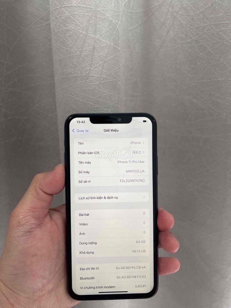 Iphone 11 pro max 64g bán or giao lưu. Mua bán Điện thoại tại Thành phố Đà Lạt Lâm Đồng được đăng bởi Quang Vinh hình 1