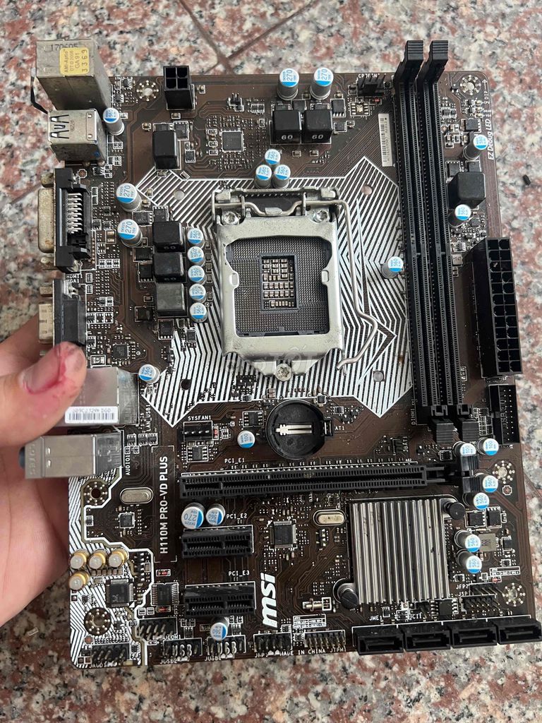 Bo mạch chủ MSI H110M PRO-VD PLUS. Mua bán Linh kiện (RAM, Card...) tại Huyện Nhà Bè Tp Hồ Chí Minh được đăng bởi Nam hình 1