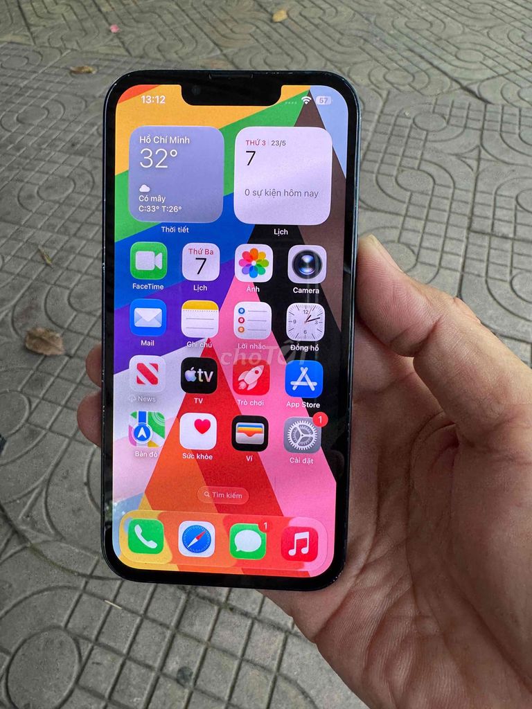 Apple iPhone 13 128GB Đen 87% màn zin bóc máy. Mua bán Điện thoại tại Huyện Mang Thít Vĩnh Long được đăng bởi nimi hình 1
