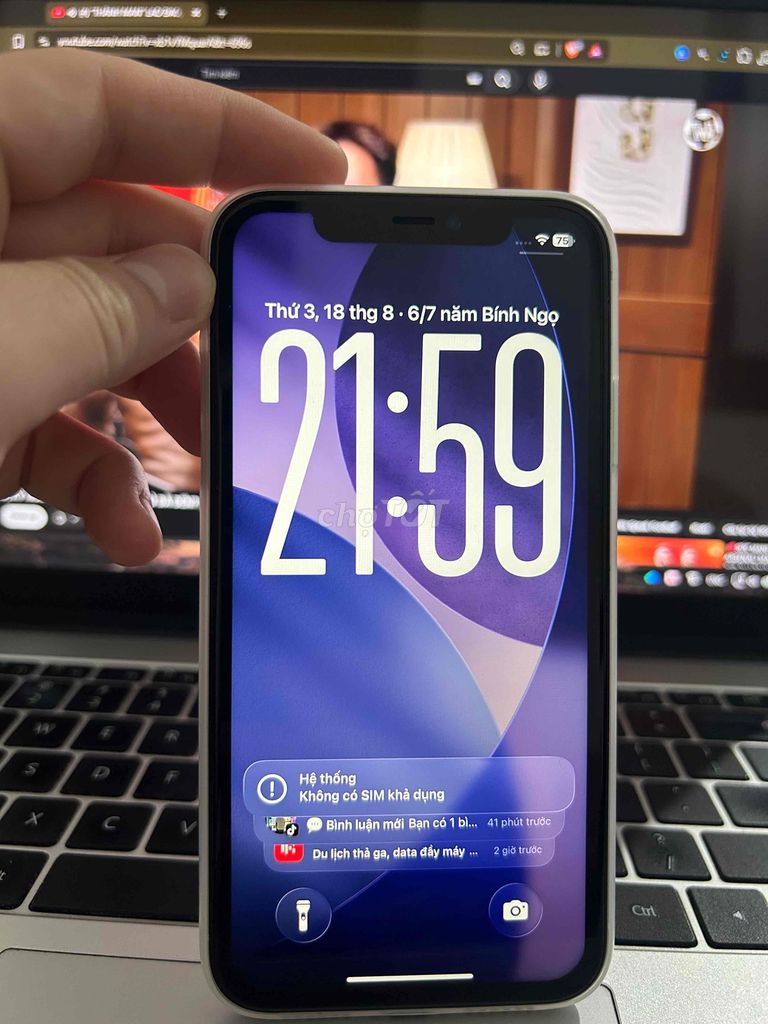 IP 11 QT 64GB Trắng. Mua bán Điện thoại tại Quận Nam Từ Liêm Hà Nội được đăng bởi Hai Nguyen hình 1