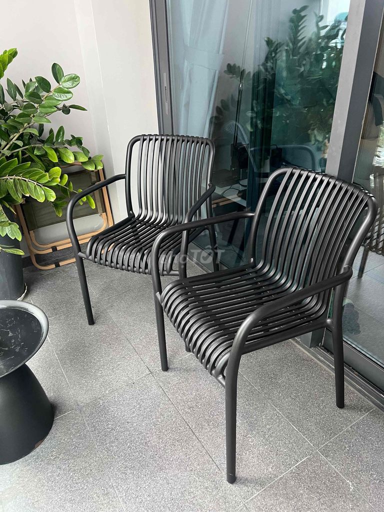 Ghế ngoài trời JYSK NABBEN Đen. Mua bán Bàn ghế tại Quận Hải Châu Đà Nẵng được đăng bởi Monie Wang hình 1