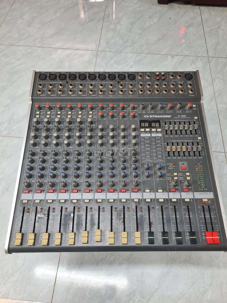 Dynacord D1000 Mixer Xám. Mua bán Tivi, Âm thanh tại Quận 8 Tp Hồ Chí Minh được đăng bởi Phi hình 1