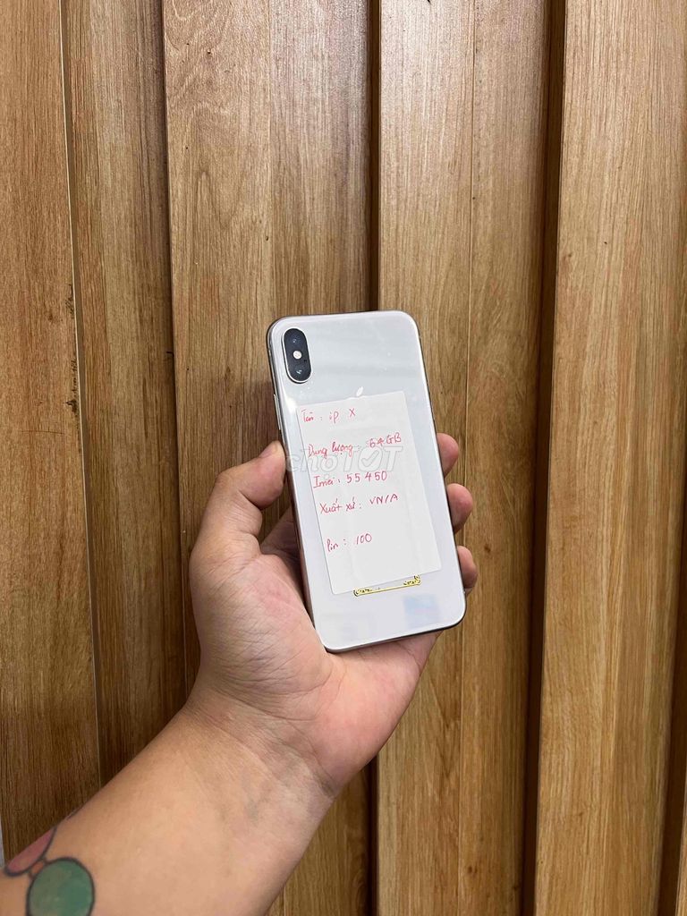 Apple iPhone X 64GB Bạc Like New. Mua bán Điện thoại tại Quận Đống Đa Hà Nội được đăng bởi  HT Mobie Trả góp nợ xáu bao duyệt hình 1