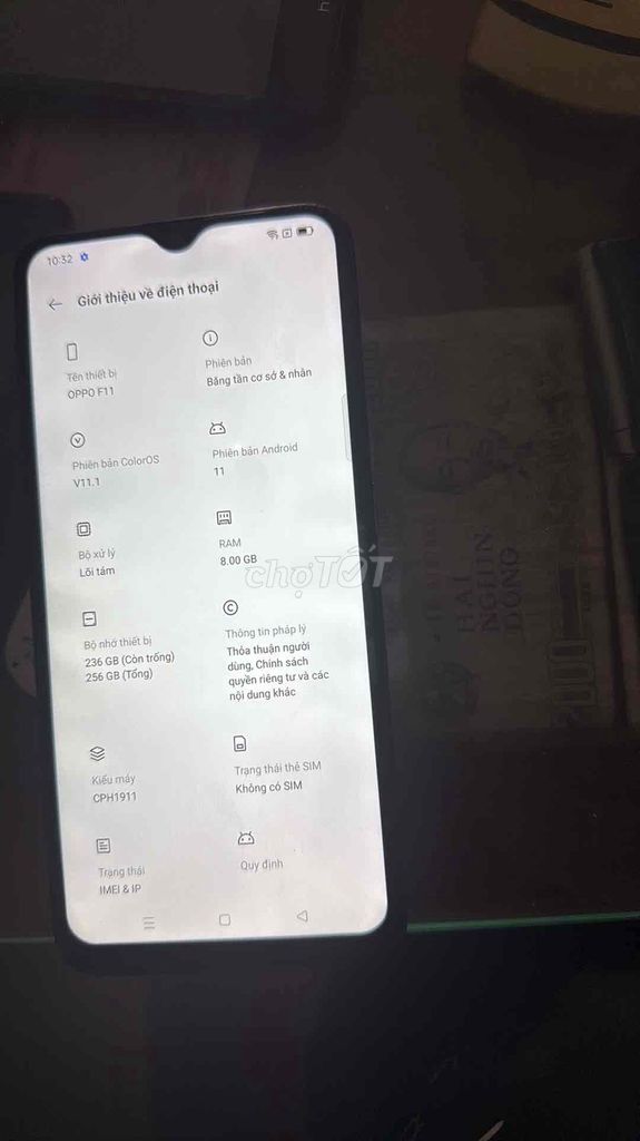 Oppo F11 256GB. Mua bán Điện thoại tại Quận 12 Tp Hồ Chí Minh được đăng bởi Dinh Mai Nuong hình 1