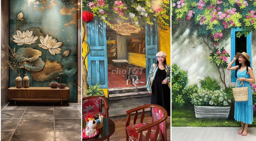 VẼ TRANG TRÍ QUÁN NHÀ HÀNG, NHÀ Ở,CAFE,VĂN PHÒNG. Dịch vụ nhà cửa khác tại Quận Bình Tân Tp Hồ Chí Minh được đăng bởi THẠCH THẤT FURNITURE hình 1