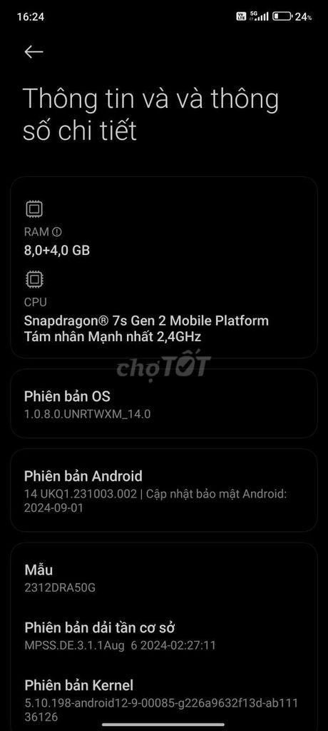 Xiaomi Redmi Note 13 Pro 5G 128GB. Mua bán Điện thoại tại Quận Hai Bà Trưng Hà Nội được đăng bởi minh hình 1