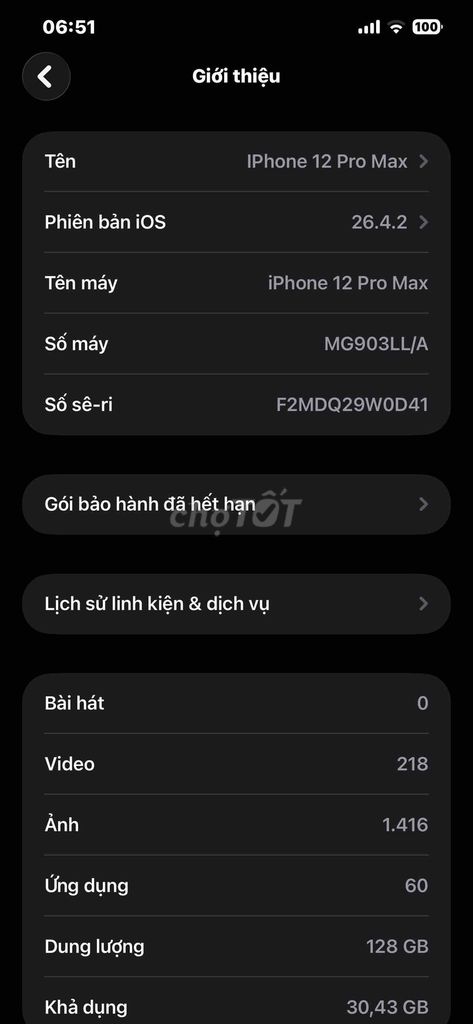 Apple iPhone 12 Pro Max 128GB Vàng. Mua bán Điện thoại tại Thị xã Tân Uyên Bình Dương được đăng bởi Vinh Huỳnh Văn hình 1