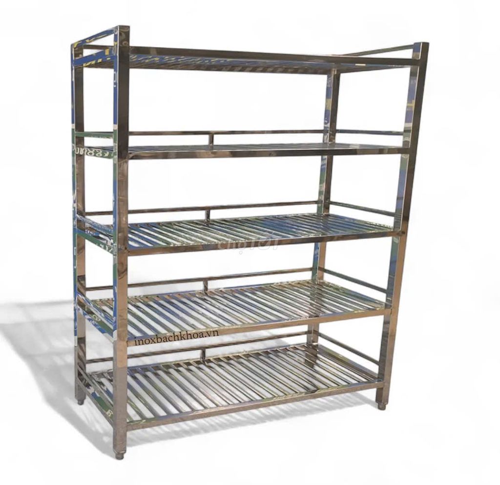 Kệ Inox 201 Bạc 5 tầng 140x60x170cm. Mua bán Tủ, kệ gia đình tại Quận 10 Tp Hồ Chí Minh được đăng bởi Ảnh hình 1