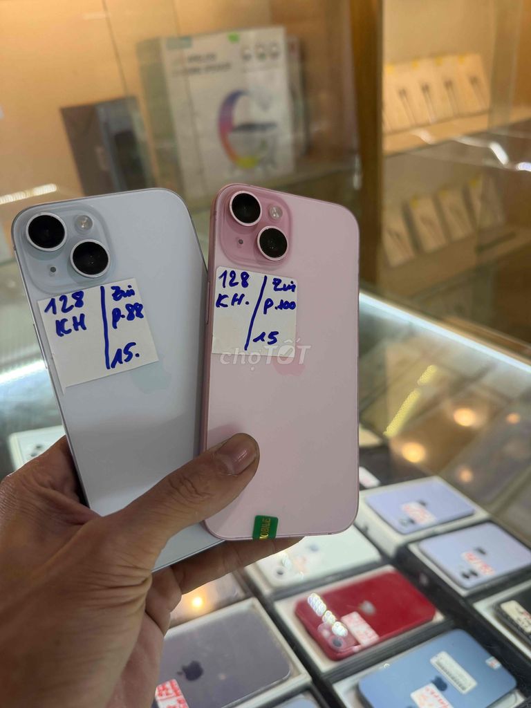 Apple iPhone 15 zin 128 Đã sử dụng(bản khay sim). Mua bán Điện thoại tại Quận Hoàng Mai Hà Nội được đăng bởi thanh lê hình 1