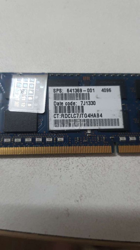 RAM laptop Hynix 4GB PC3L. Mua bán Linh kiện (RAM, Card...) tại Quận Ba Đình Hà Nội được đăng bởi Văn Vũ hình 1