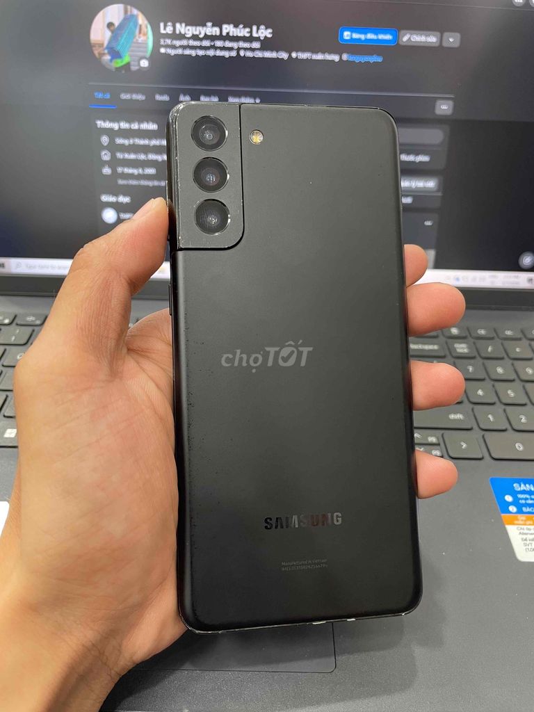 Samsung Galaxy S21+ 5G 128GB Đen. Mua bán Điện thoại tại Quận 8 Tp Hồ Chí Minh được đăng bởi Lê Nguyễn Phúc Lộc hình 1