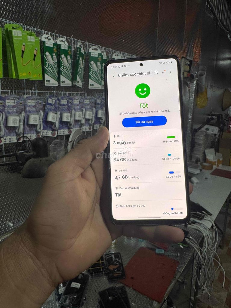 Samsung a53 128GB Đen. Mua bán Điện thoại tại Huyện Thới Bình Cà Mau được đăng bởi hoang phi hình 1