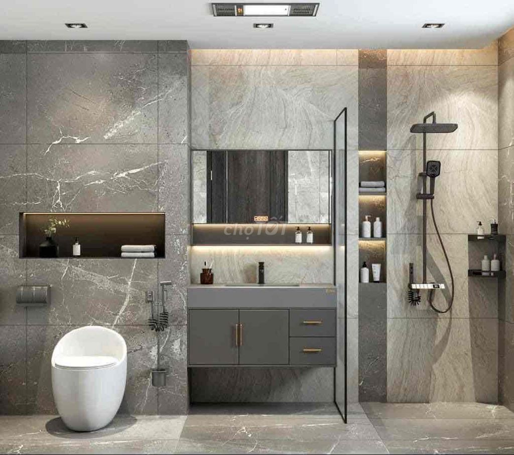 Combo Phụ Kiện Nhà Tắm. Thiết Bị Vệ Sinh Cao Cấp. Mua bán Thiết bị vệ sinh, nhà tắm tại Quận 7 Tp Hồ Chí Minh được đăng bởi Lê Đạt hình 1