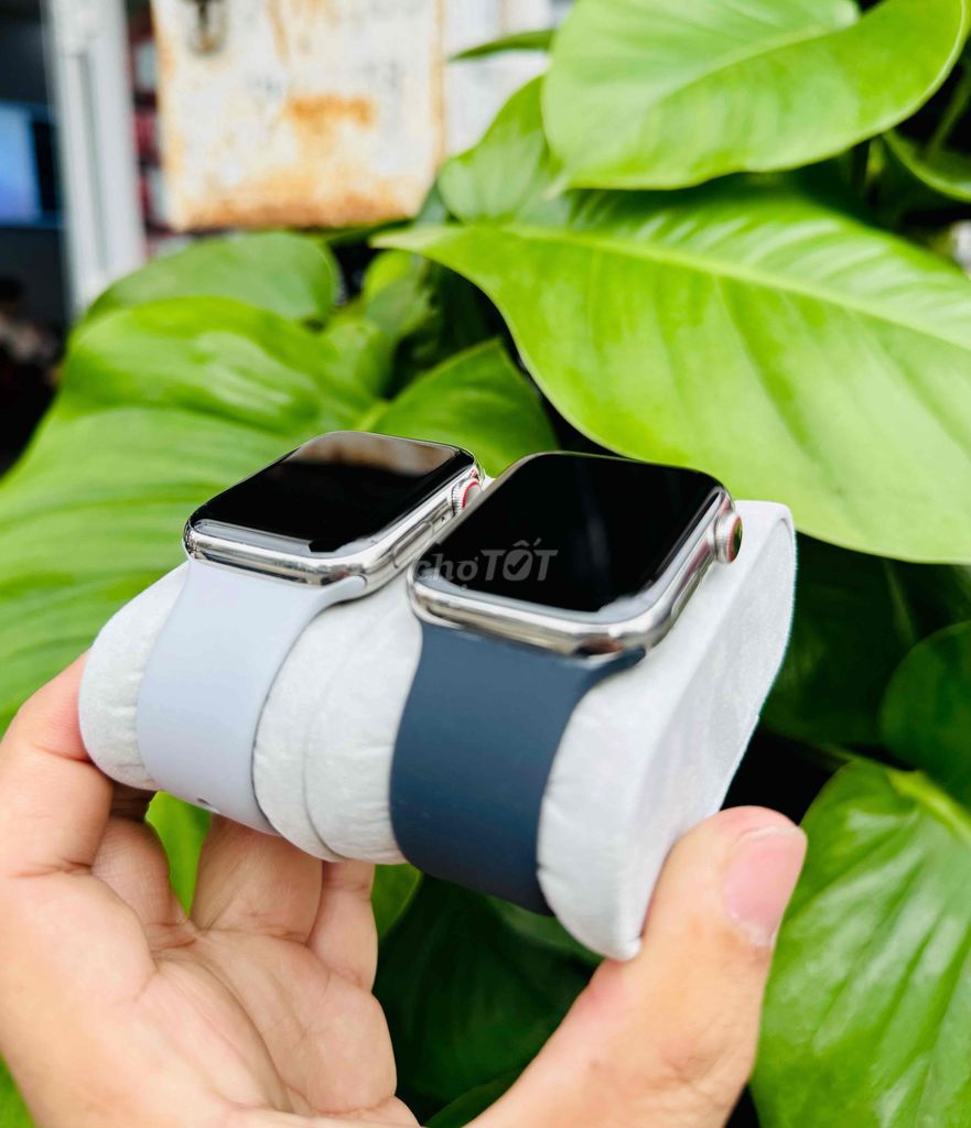 APPLE WATCH SERI 4 SIZE 44mm BẢN THÉP. ESIM