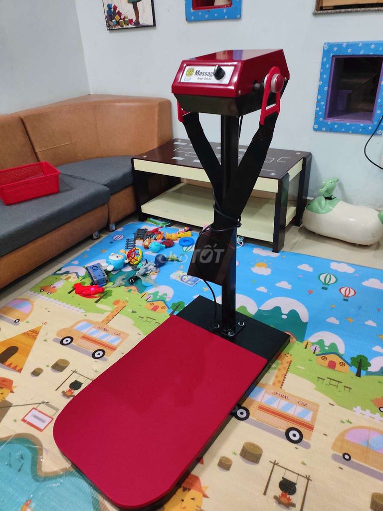 Máy rung bụng Gold Gym Đỏ, Đen còn mới