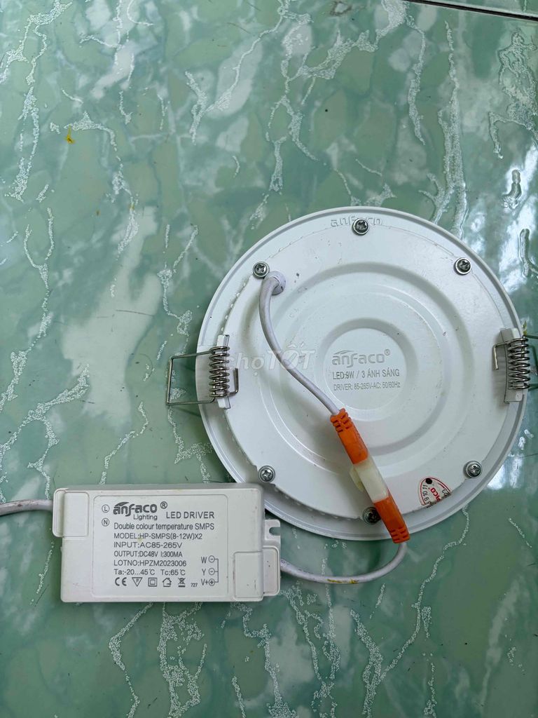 Đèn âm trần Anfaco 9W 3 màu. Mua bán Đèn tại Quận 1 Tp Hồ Chí Minh được đăng bởi Toàn  hình 1