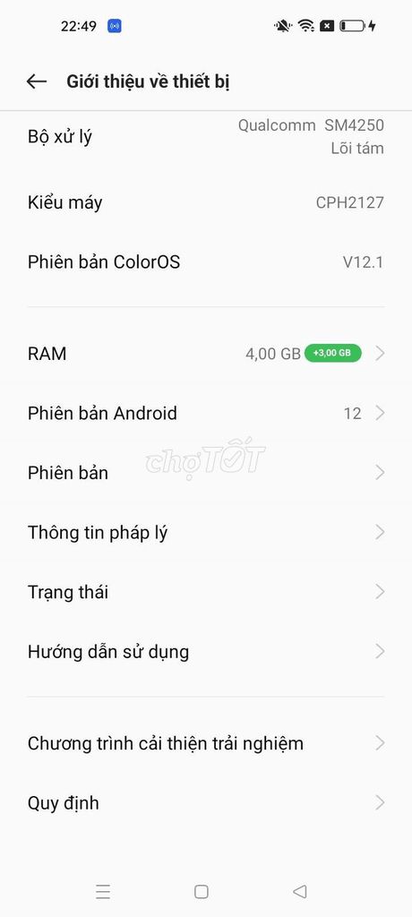 Oppo A53 4GB 128GB Xanh. Mua bán Điện thoại tại Quận Bình Thạnh Tp Hồ Chí Minh được đăng bởi Hội Đồ Điện Tử hình 1