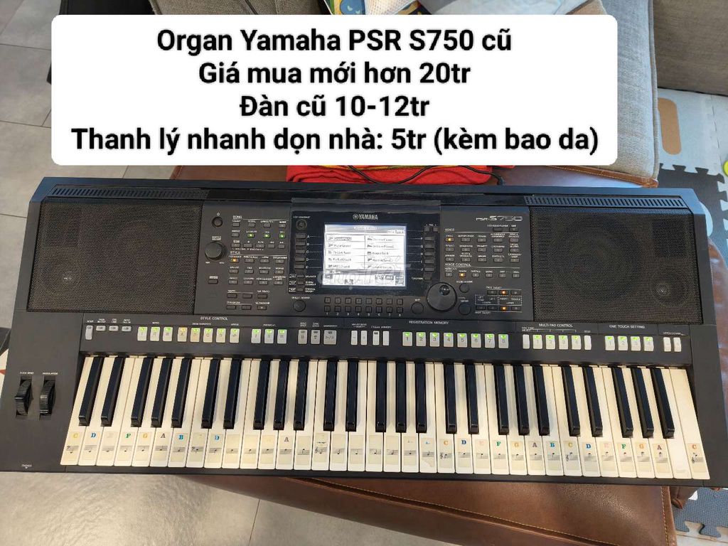 đàn organ yamaha psr s750