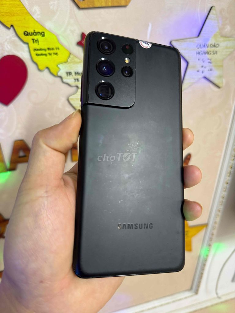 Samsung S21 Ultra 5G-Ram 12/128gb Màn Zin sọc đốm. Mua bán Điện thoại tại Quận Long Biên Hà Nội được đăng bởi ADAYROI ĐIỆN THOẠI RUBY  hình 1