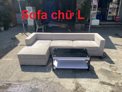 Sofa chữ l # sofa chữ l kèm bàn # ghế sofa