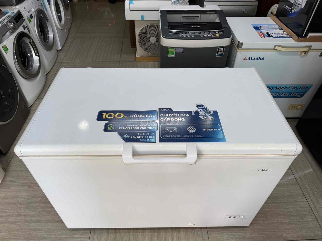 Tủ đông Aqua 379L Trắng Inverter. Mua bán Tủ lạnh tại Quận Tân Phú Tp Hồ Chí Minh được đăng bởi Bé Vi Cold  hình 1