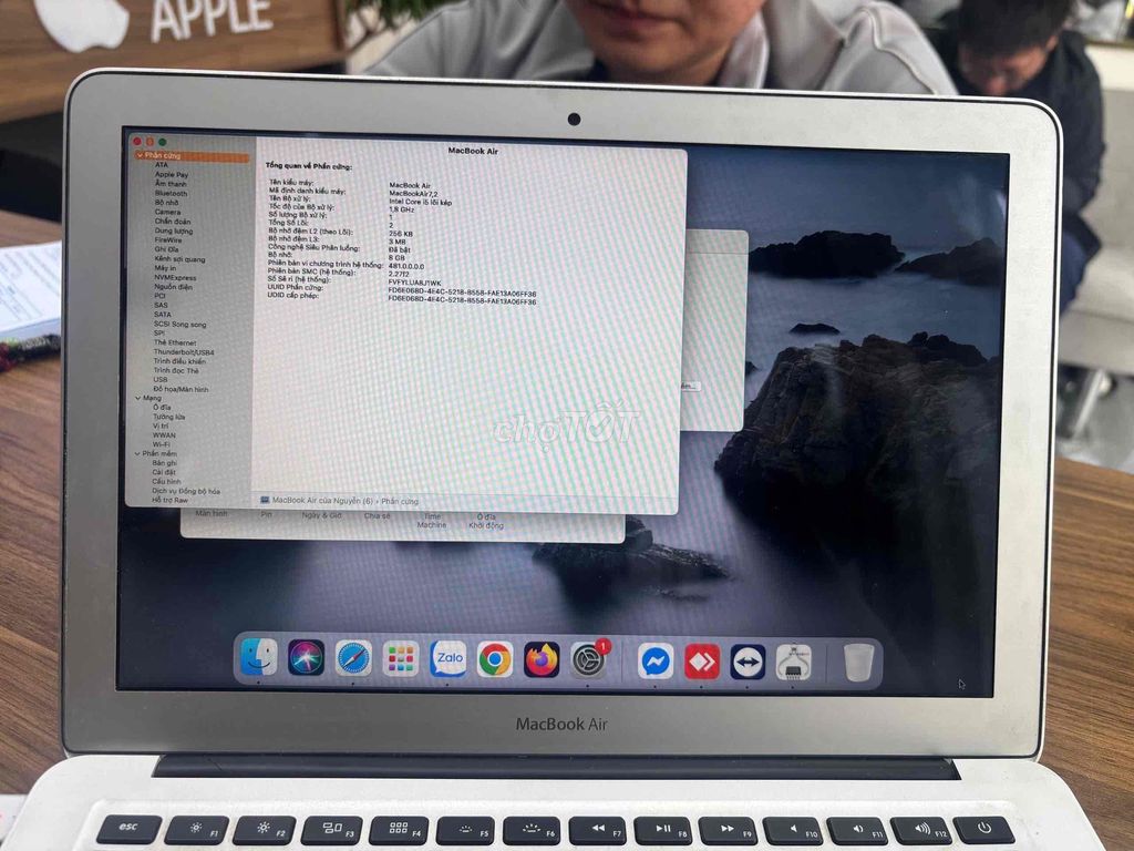 Apple MacBook Air 2017 i5 8GB/128GB. Mua bán Laptop tại Quận Gò Vấp Tp Hồ Chí Minh được đăng bởi Phạm Quang Đạt hình 1