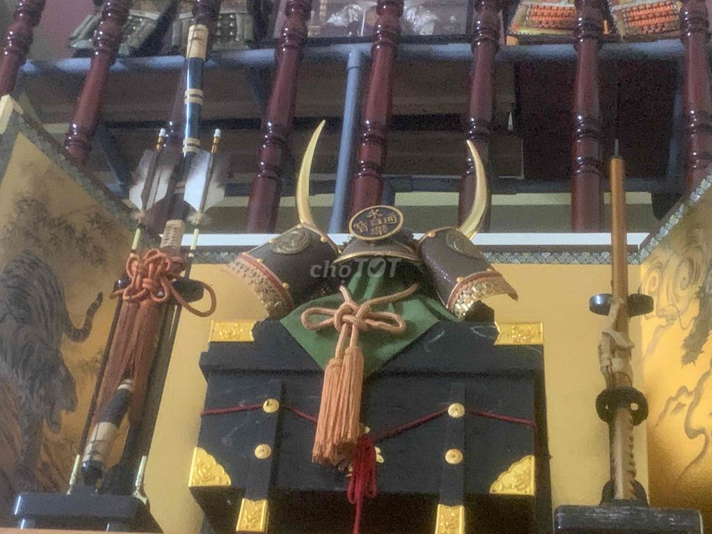 Mũ giáp Samurai Kim loại, Vải. Mua bán Đồ sưu tầm, đồ cổ tại Huyện Phước Long Bạc Liêu được đăng bởi Châu hoàng thịnh hình 1