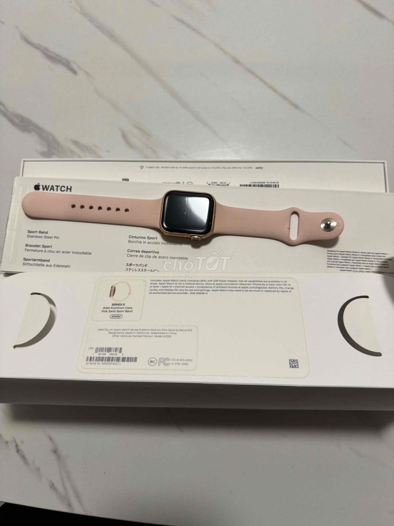 Apple Watch Series 5 Hồng Đã sử dụng. Mua bán Thiết bị đeo thông minh tại Quận 6 Tp Hồ Chí Minh được đăng bởi Lê Thanh Sang hình 1