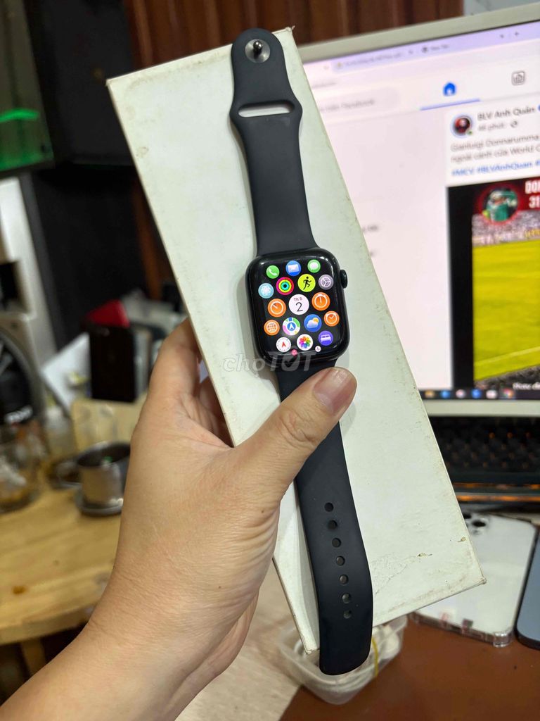Apple Watch Series 9 Đen 45mm. Mua bán Thiết bị đeo thông minh tại Quận Lê Chân Hải Phòng được đăng bởi hoang anh hình 1