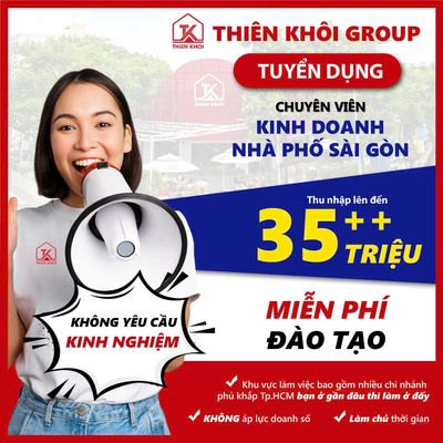 🔥 CẦN TUYỂN NVKD/CTV BĐS NHÀ PHỐ TÂN PHÚ 🔥