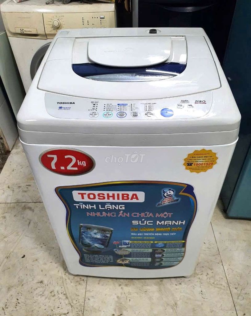 Thanh lý máy giặt Toshiba 7,2 kg chạy tốt