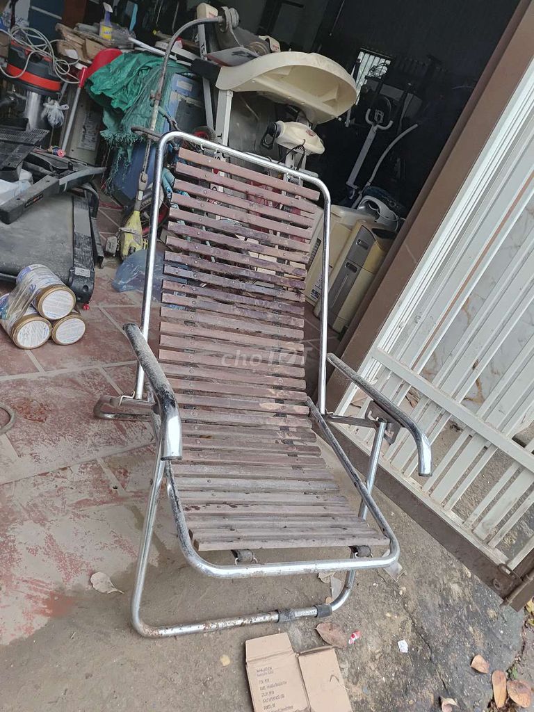Ghế thư giãn Gỗ, Kim loại Nâu. Mua bán Bàn ghế tại Huyện Sóc Sơn Hà Nội được đăng bởi thao shiper hình 1