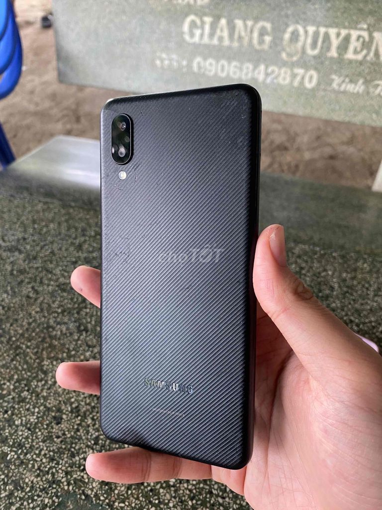 Samsung Galaxy A02 Đen Đã sử dụng. Mua bán Điện thoại tại Huyện Cần Đước Long An được đăng bởi Ff Ff hình 1