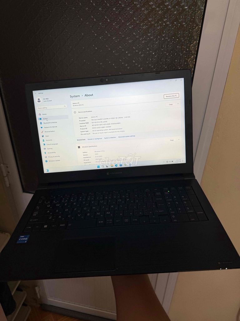 Toshiba Dynabook B65/HU i5-1135G7. Mua bán Laptop tại Thành phố Mỹ Tho Tiền Giang được đăng bởi Huynhcong Ducthuan hình 1