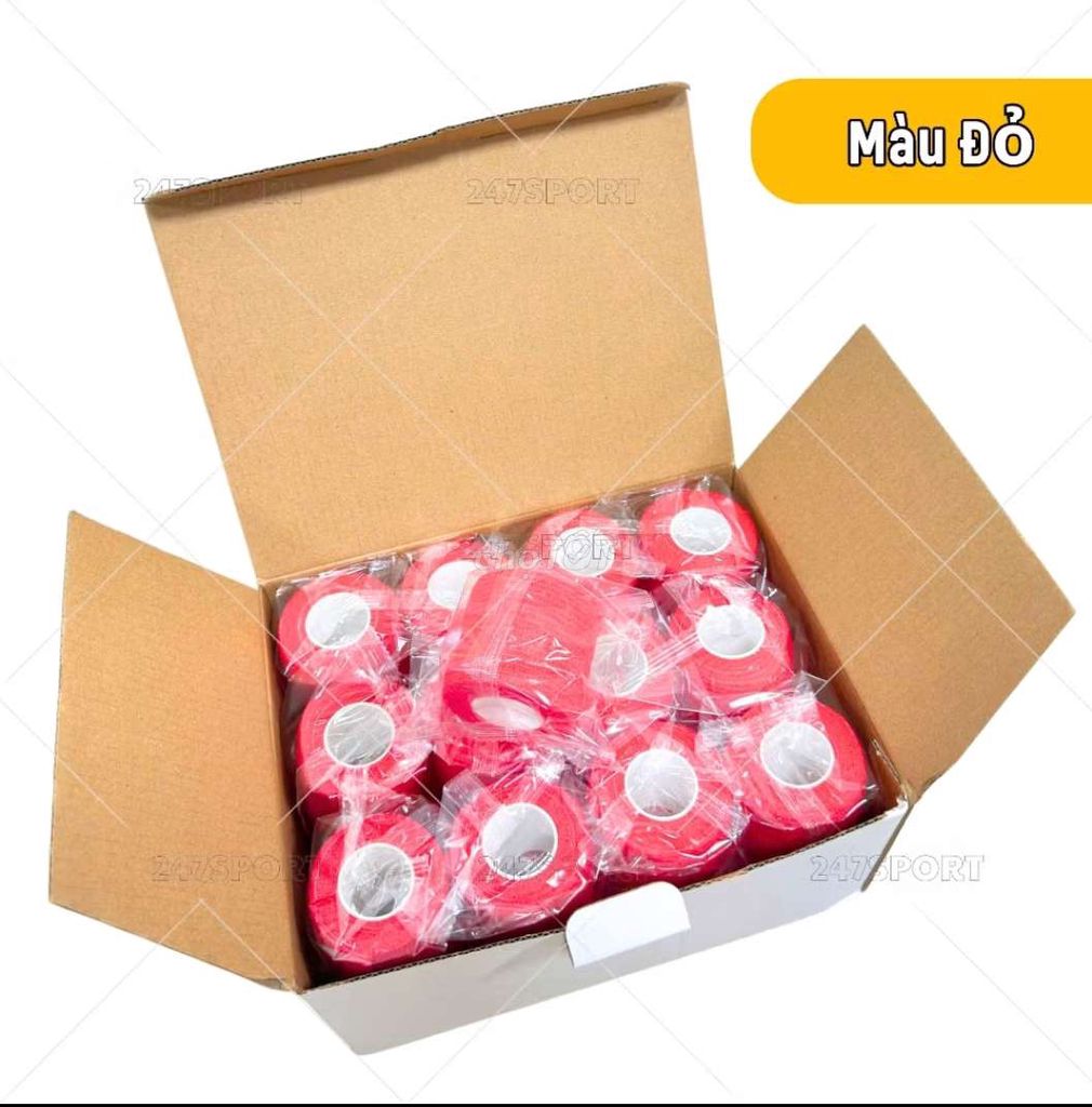Băng quấn thể thao Co giãn Đỏ
