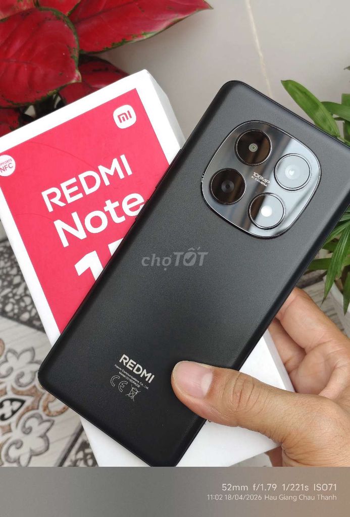 Xiaomi Redmi Note 15 128GB Đen. Mua bán Điện thoại tại Quận Cái Răng Cần Thơ được đăng bởi Trần Anh hình 1